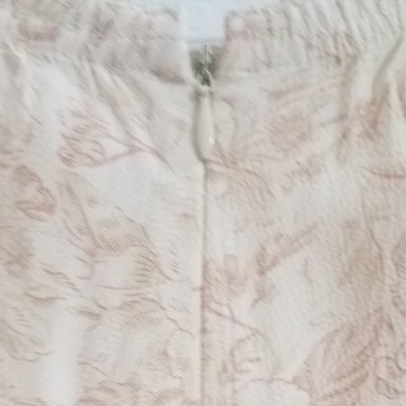 J. Jill Mauve/Cream Print  Skirt EUC - Picture 3 of 5